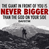 “Your Giant Will Never be Bigger than Your God!”